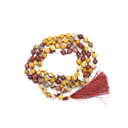 MantraMani® Mookaite Mala - To Make Life Stress-Free and Mental Peace