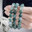 MantraMani® Moss Agate Bracelet – Abundance, Patience & Nature Energy