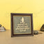 MantraMani® Lord Krishna Raw Pyrite Frame | Narayan Mantra for Peace & Joy