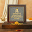 MantraMani® Lord Krishna Raw Pyrite Frame | Narayan Mantra for Peace & Joy