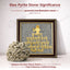 MantraMani® Lord Krishna Raw Pyrite Frame | Narayan Mantra for Peace & Joy