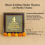 MantraMani® Lord Krishna Raw Pyrite Frame | Narayan Mantra for Peace & Joy