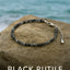 MantraMani® Black Rutilated Quartz Anklet