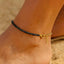 MantraMani® Black Rutilated Quartz Anklet