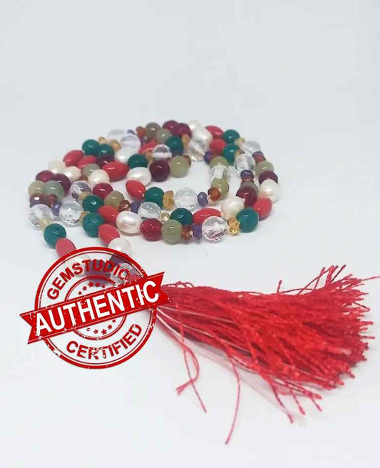 MantraMani® Navgrah Mala - To be Authoritative, Initiative and Leader