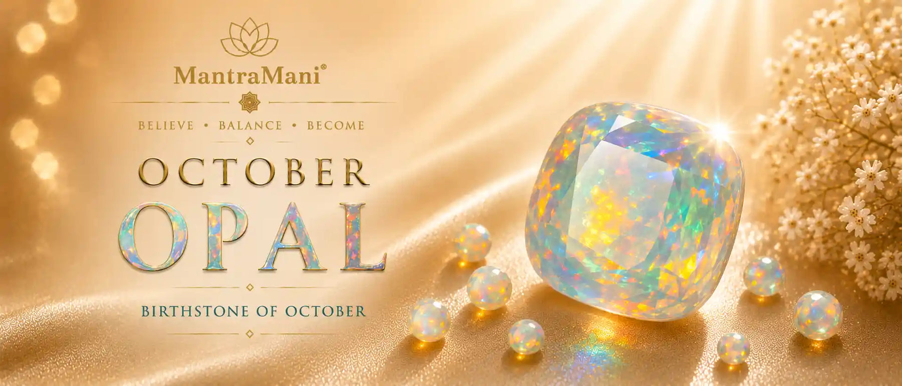 October Birthstone — Opal Gemstone Jewelry