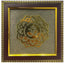 MantraMani® Om Symbol Raw Pyrite Frame | Meditative Mandala for Peace & Cosmic Energy