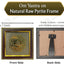 MantraMani® Om Symbol Raw Pyrite Frame | Meditative Mandala for Peace & Cosmic Energy