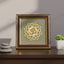 MantraMani® Om Symbol Raw Pyrite Frame | Meditative Mandala for Peace & Cosmic Energy