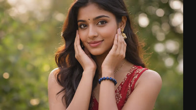 MantraMani® Lapis Verité™ — Lapis Lazuli Bracelet for Career Growth, Government Job Focus & Mental Clarity