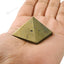 MantraMani® Pyrite Small Pyramid – Wealth Attraction & Protection Crystal