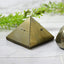 MantraMani® Pyrite Small Pyramid – Wealth Attraction & Protection Crystal