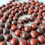 MantraMani® Red Sandalwood Beads Mala  | Plain Round Smooth Rakta Chandan  Mala |  6mm