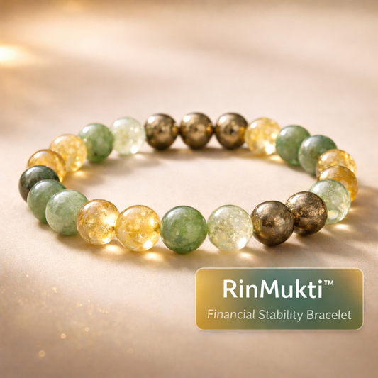 RinMukti™ — Financial Stability Bracelet for Savings, Karz Mukti & Money Flow