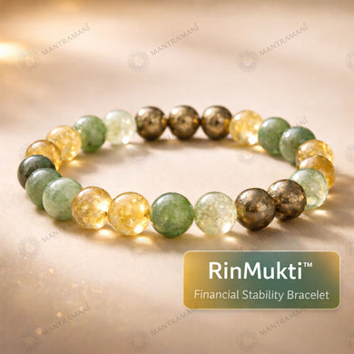 MantraMani® RinMukti™ — Financial Stability Bracelet for Savings, Karz Mukti & Money Flow