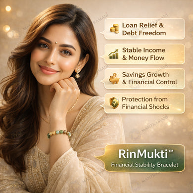 MantraMani® RinMukti™ — Financial Stability Bracelet for Savings, Karz Mukti & Money Flow