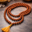 MantraMani® Rudraksha Jaap Mala — 108 + 1 Meru | 5 Mukhi Rudraksha (5mm) for Japa, Meditation & Spiritual Balance