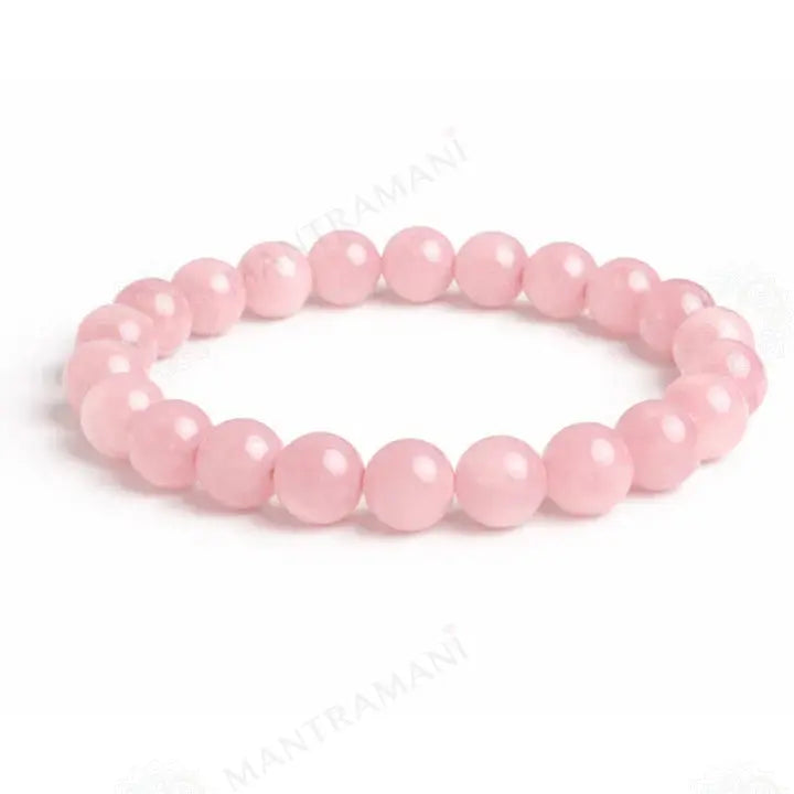 MantraMani® Rose Quartz Bracelet – Love, Emotional Healing & Self Love