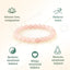 MantraMani® Rose Quartz Bracelet – Love, Emotional Healing & Self Love