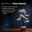 MantraMani® Rose Quartz Tree : Improve Love, Relationship & Emotional Connection