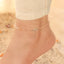 MantraMani® Rose Quartz Diamond Cut Anklet: Improve Love, Relationship & Emotional Connection