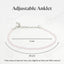 MantraMani® Rose Quartz Anklet 3mm – For confidence, courage & Love
