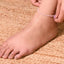 MantraMani® Rose Quartz Diamond Cut Anklet: Improve Love, Relationship & Emotional Connection