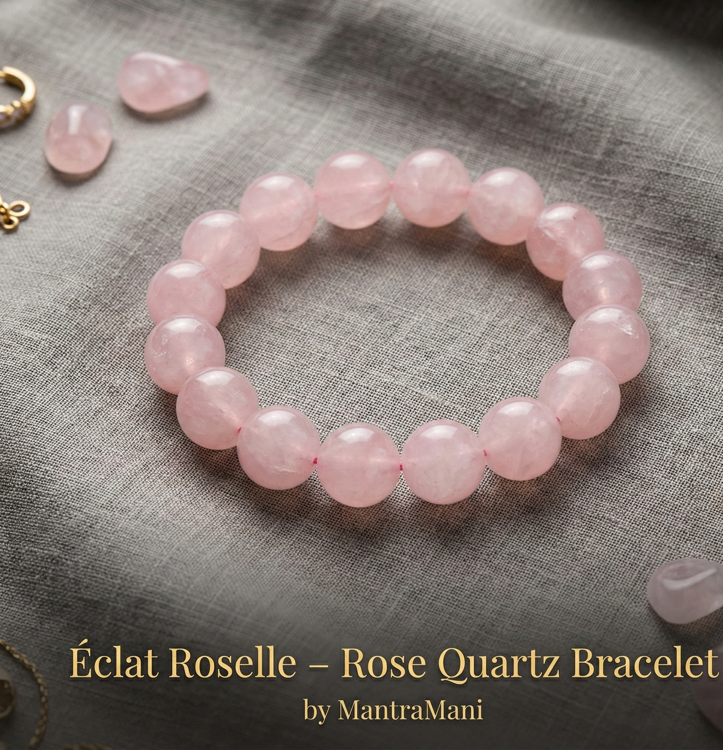 Éclat Roselle™ Rose Quartz Bracelet