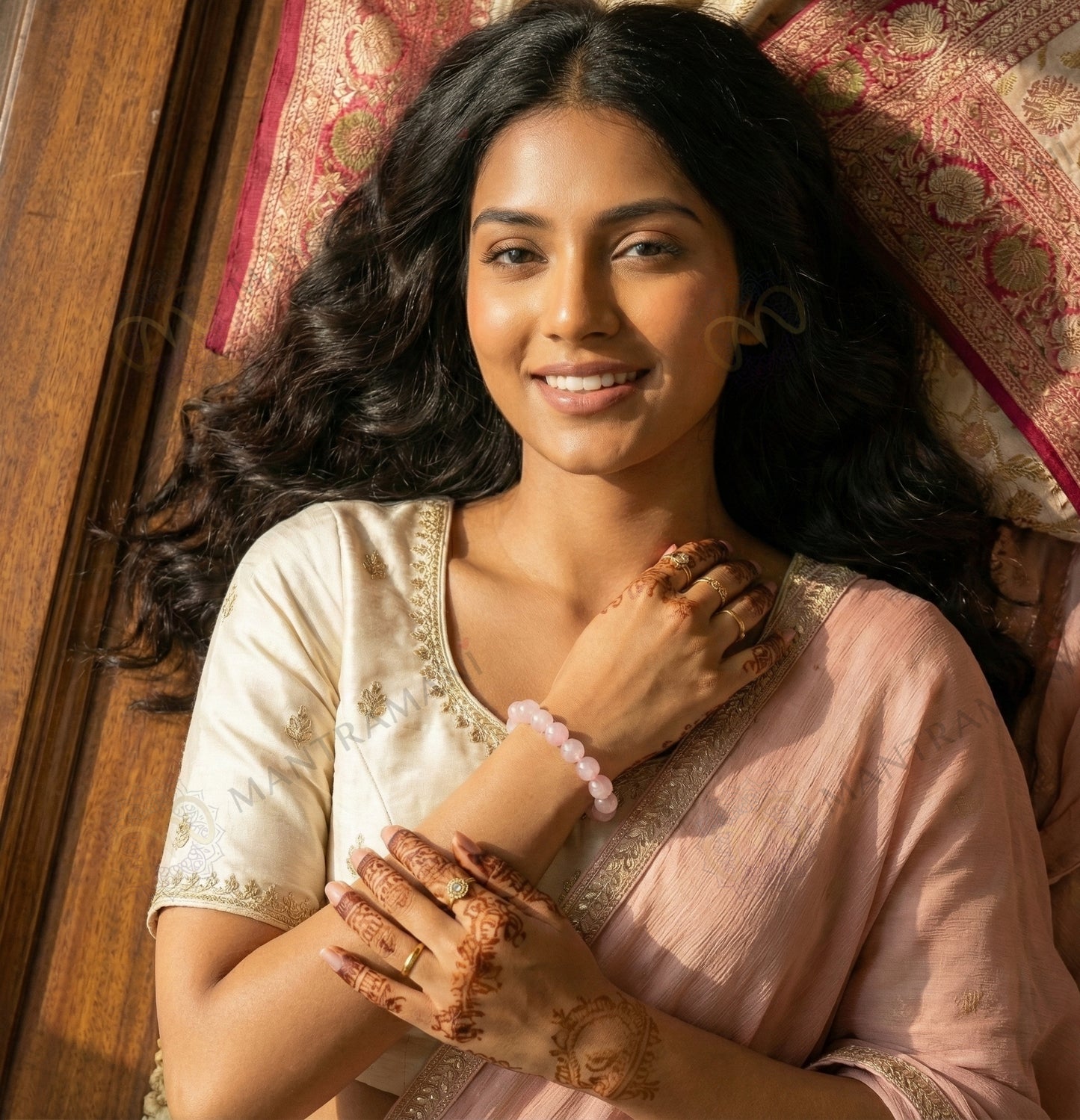 MantraMani® Éclat Roselle™ Rose Quartz Bracelet