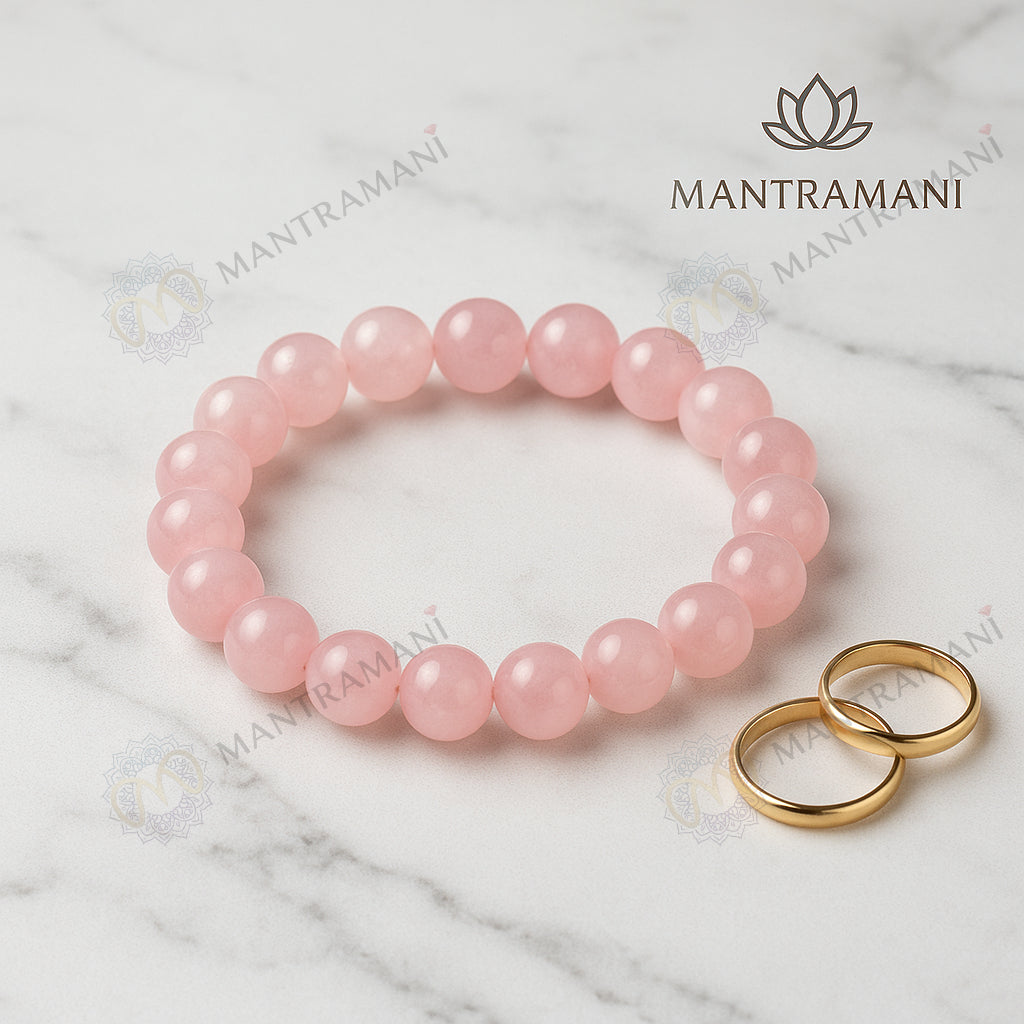 MantraMani® Éclat Roselle™ Rose Quartz Bracelet