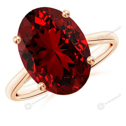 MantraMani® Ruby Ring: Boosts Confidence and Leadership