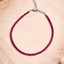 MantraMani® Radiance Ruby Anklet 3mm – For confidence, courage & inner fire