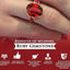 MantraMani® Ruby Ring: Boosts Confidence and Leadership