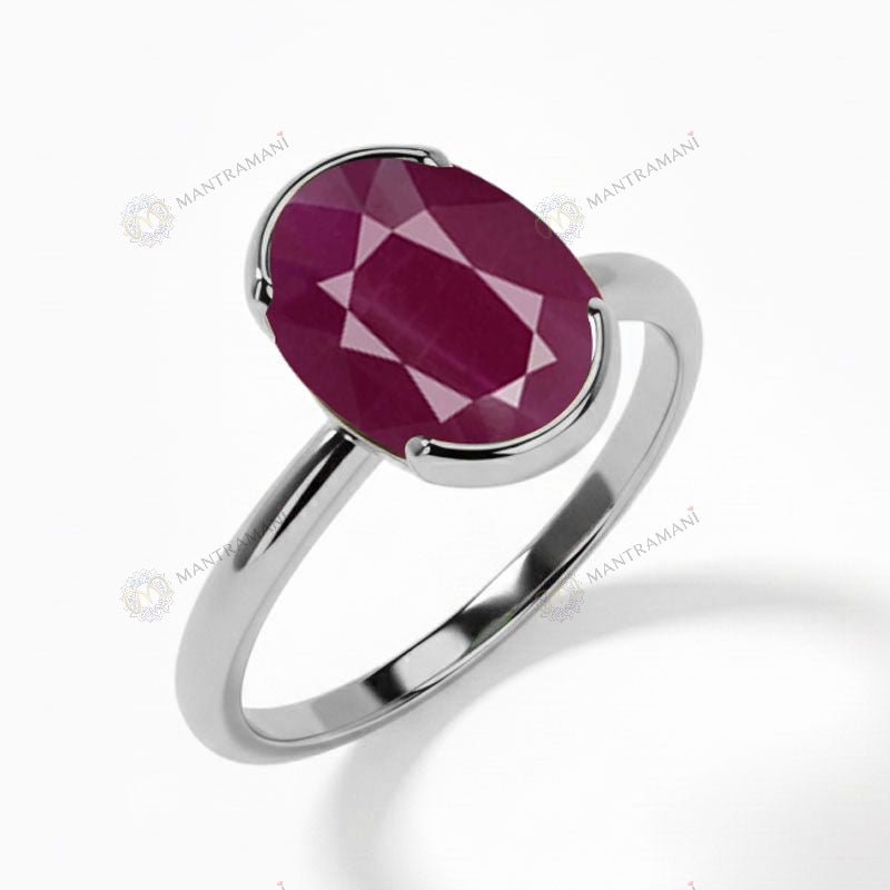 MantraMani® Ruby Ring: Boosts Confidence and Leadership