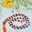 MantraMani® Rudraksha & Clear Quartz (Rudraksha, Sphatik) – Mala | Spiritual Protection & Clarity | Shiva Healing