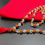 MantraMani® Rudraksha & Clear Quartz (Rudraksha, Sphatik) – Mala | Spiritual Protection & Clarity | Shiva Healing