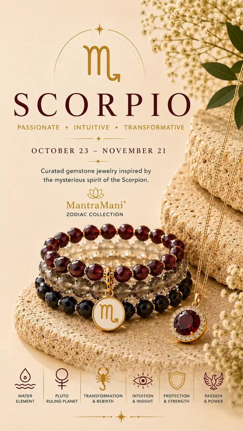 Scorpio Birthstone Bracelets & Zodiac Jewelry