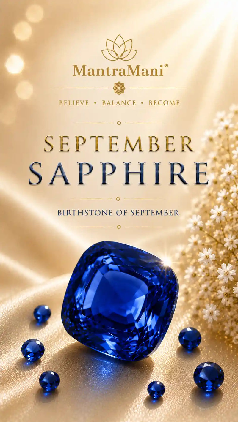 September Birthstone — Sapphire Gemstone Jewelry