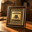 MantraMani® Shree Shani Yantra on Raw Pyrite Frame
