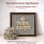 MantraMani® Shivaya Namastubhyam Raw Pyrite Frame for Divine Vibration