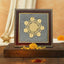 MantraMani® Shree Chakra Raw Pyrite Frame - Wealth & Abundance Energy Frame