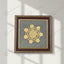 MantraMani® Shree Chakra Raw Pyrite Frame - Wealth & Abundance Energy Frame