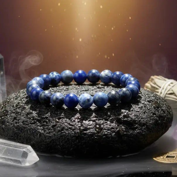 MantraMani® Sodalite Bracelet – Wisdom, Truth & Inner Peace