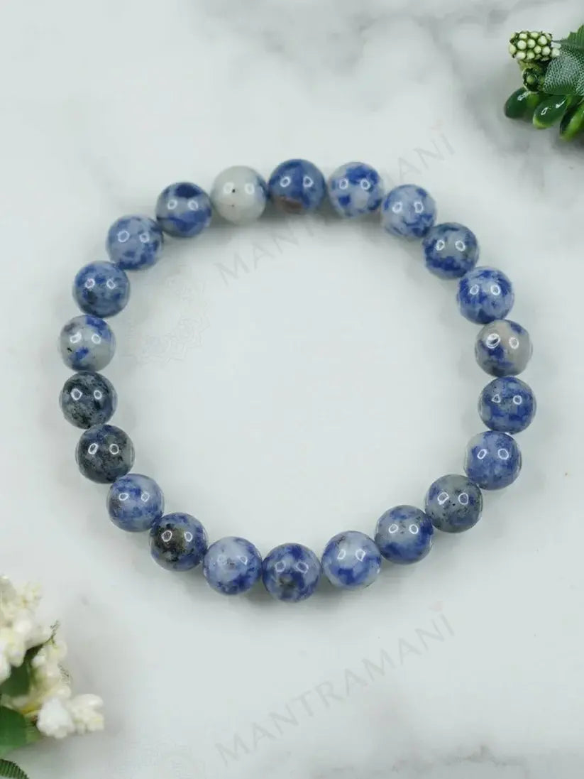 MantraMani® Sodalite Bracelet – Wisdom, Truth & Inner Peace