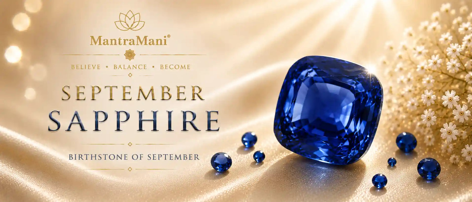 September Birthstone — Sapphire Gemstone Jewelry