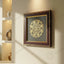 MantraMani® Shree Yantra Raw Pyrite Frame for Wealth Manifestation with FREE Raw Pyrite Stone