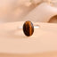 MantraMani® Tiger Eye Ring: Enhances Focus and Decision-Making