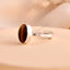MantraMani® Tiger Eye Ring: Enhances Focus and Decision-Making