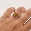 MantraMani® Tiger Eye Ring: Enhances Focus and Decision-Making