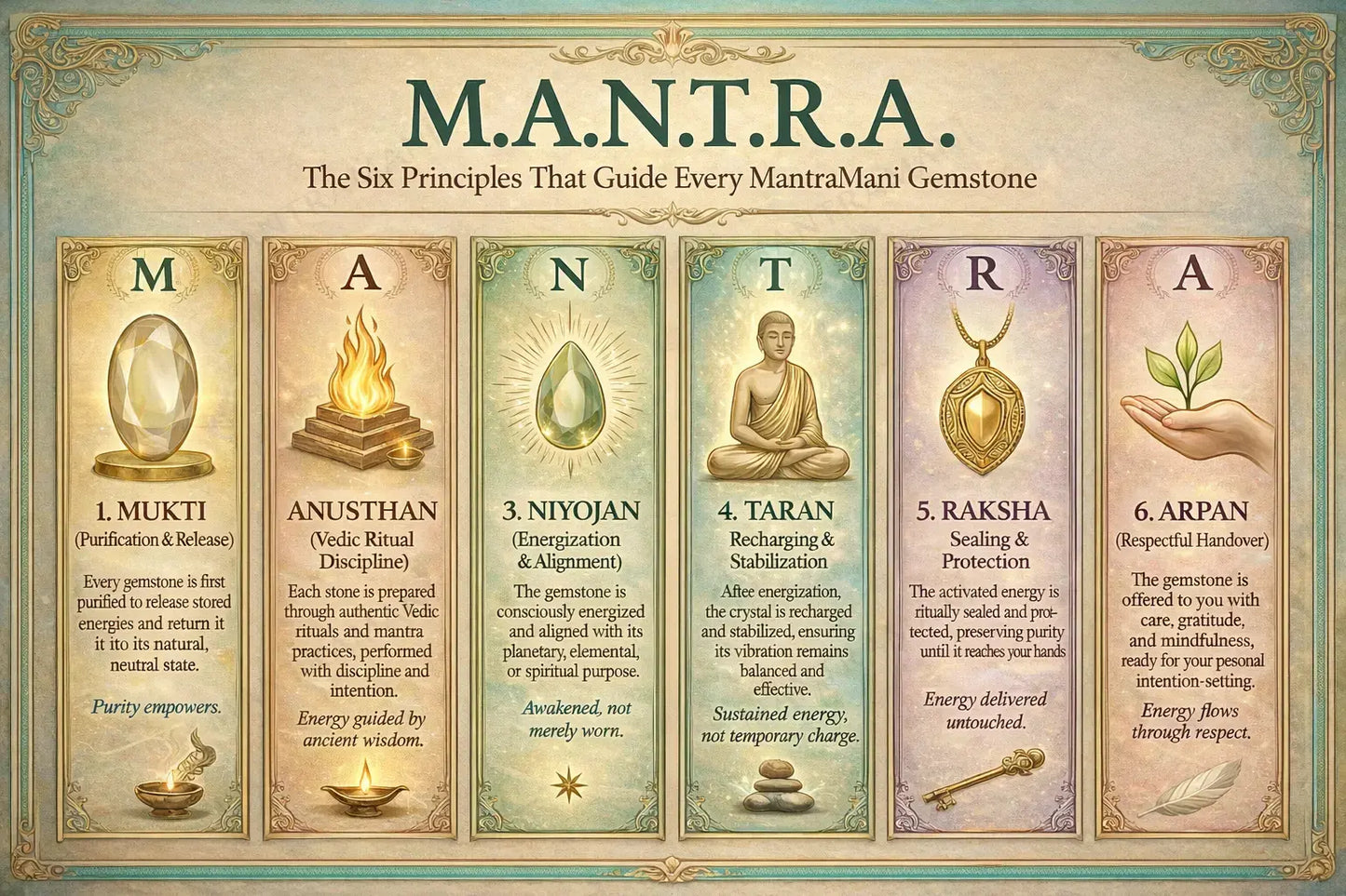 MantraMani® Amethyst Anklet - Spiritual, Protection, Peace, Healing Energy
